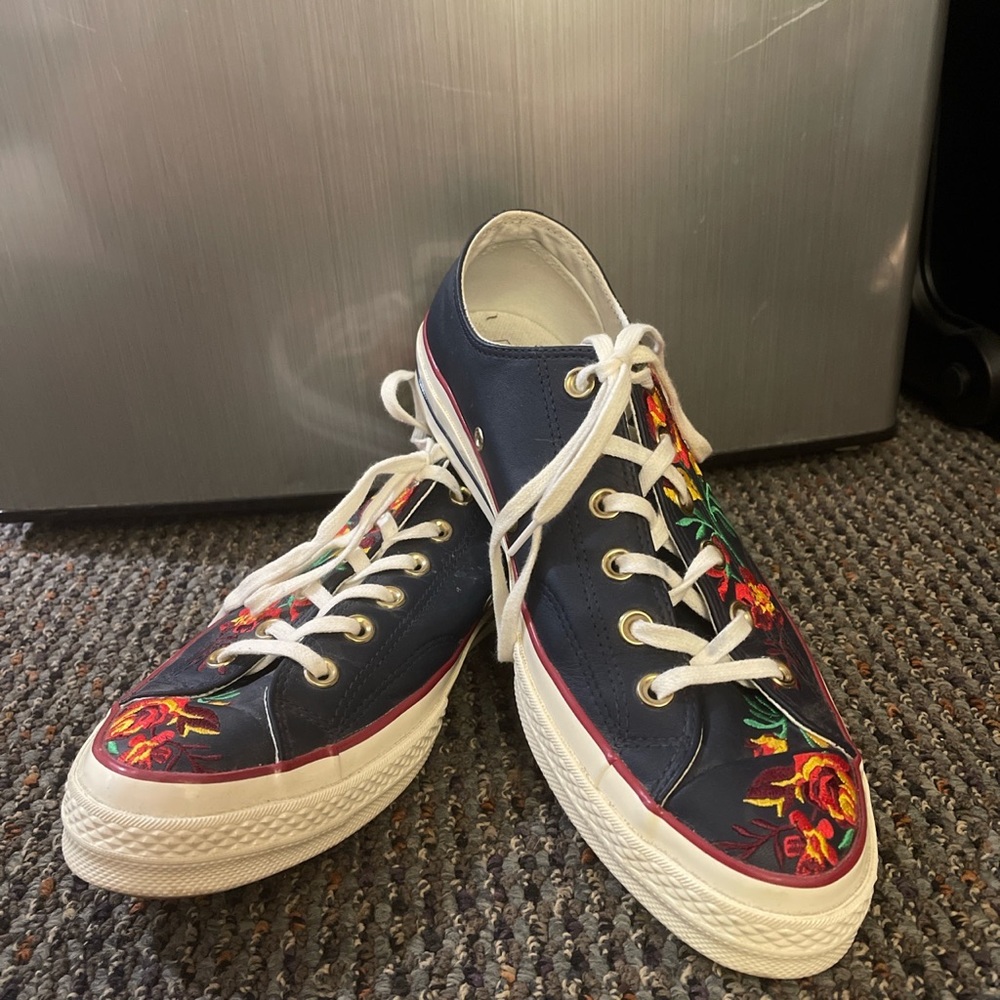 genuine leather converse
